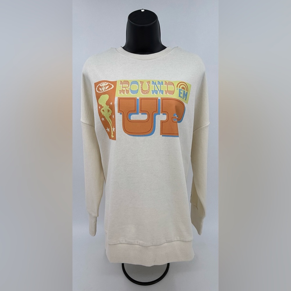 Jessie “Round ‘Em Up” Disney Parks Crew Sweatshirt Toy Story Women’s Small S NWT